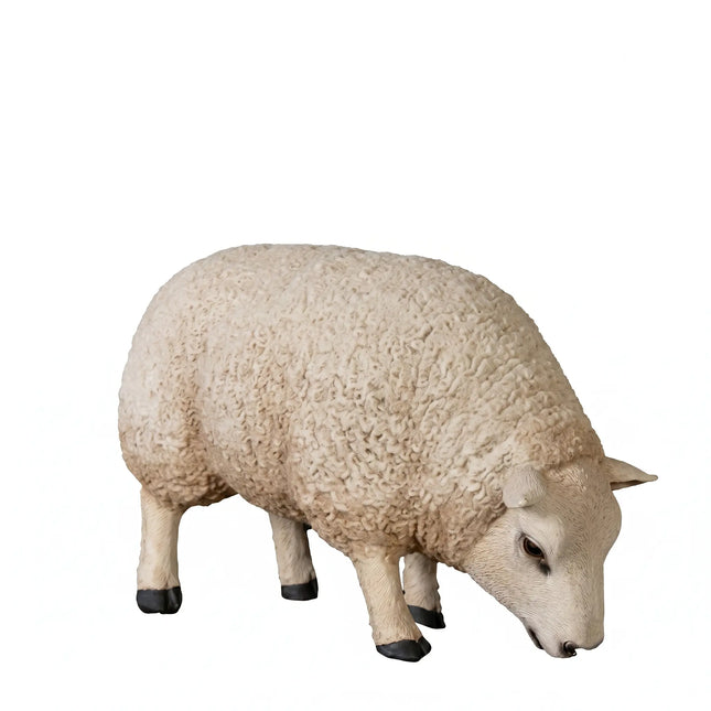 Texelaar Baby Sheep Head Down Life Size Statue LM Treasures - H