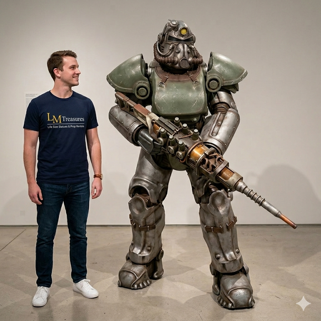 Fallout 4 T-51b Power Armor 1:1 Life Size Statue LM Treasures