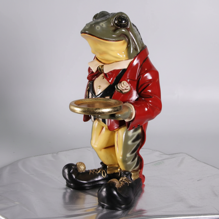 Small Frog Butler Statue
