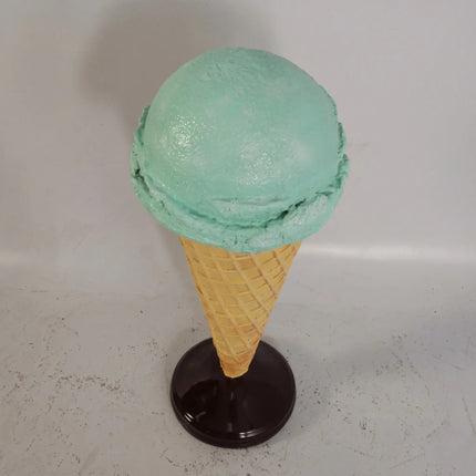 One Scoop Mint Ice Cream Over Sized Statue
