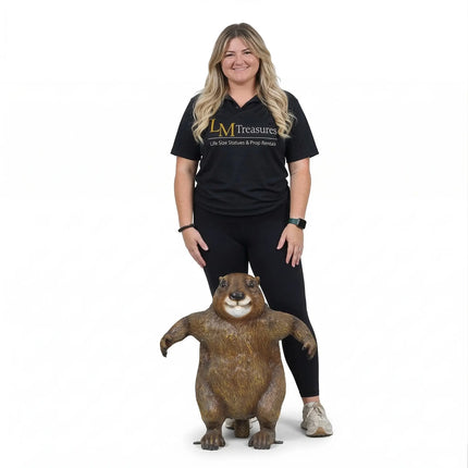 Strong Groundhog Life Size Statue LM Treasures - T