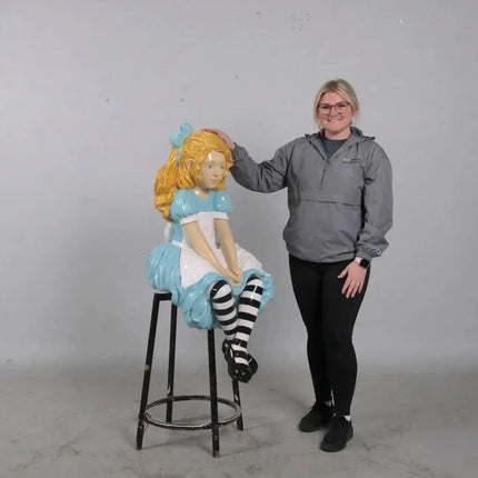 Alice Sitting Statue LM Treasures - H