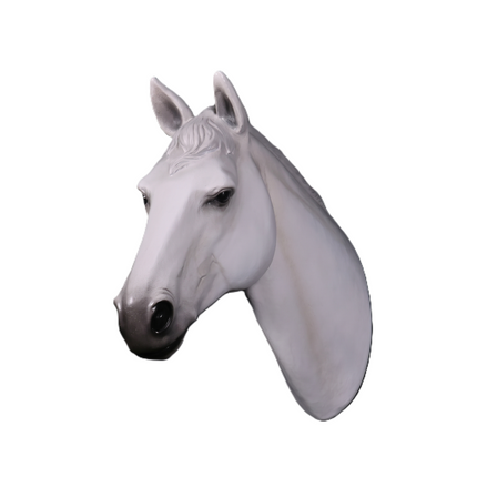 White Horse Head Statue LM Treasures - H