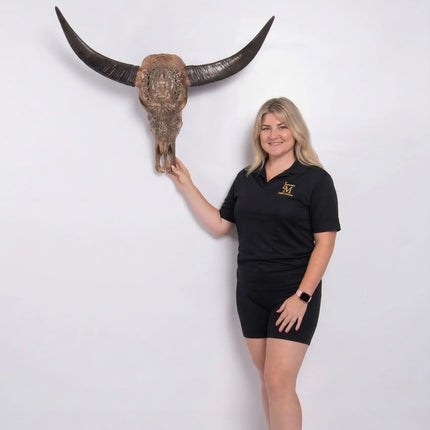 Bull Skull Life Size Statue LM Treasures - H