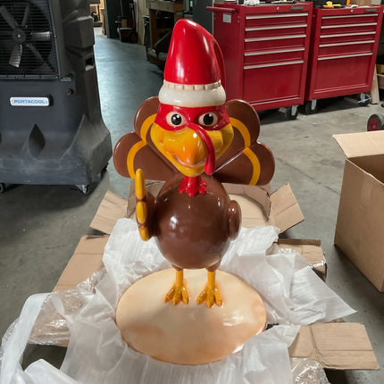 Comic Christmas Turkey Life Size Statue LM Treasures - T