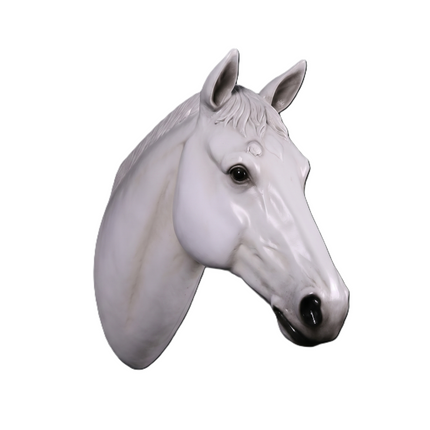 White Horse Head Statue LM Treasures - H