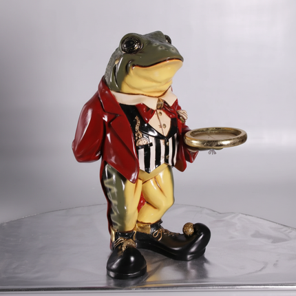 Small Frog Butler Statue