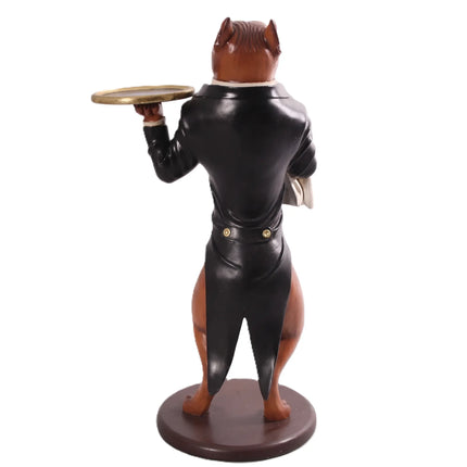 Pit Bull Butler Statue LM Treasures - H