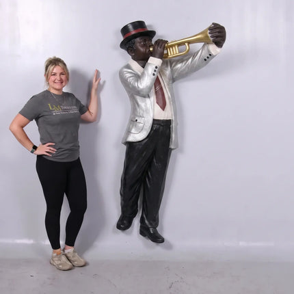 Jazz Band Trumpet Player Wall Decor LM Treasures - A