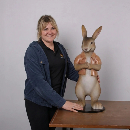 Rob The Bunny Rabbit With Short Jacket Statue LM Treasures - H