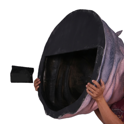 Large Hippo Head Life Size Statue LM Treasures - H