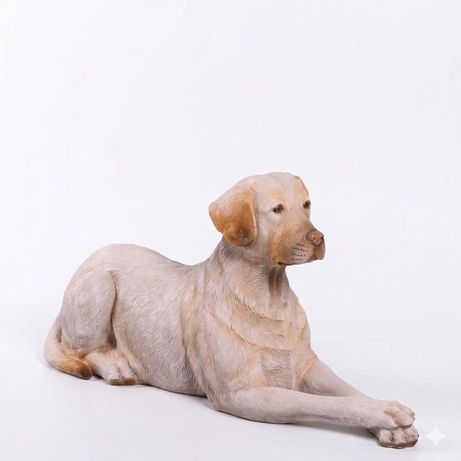 Tan Laying Labrador Life Size Statue LM Treasures - H