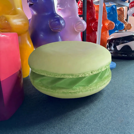 Large Macaroon Green Over Sized Statue