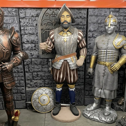 Spanish Knight Life Size Statue LM Treasures - A