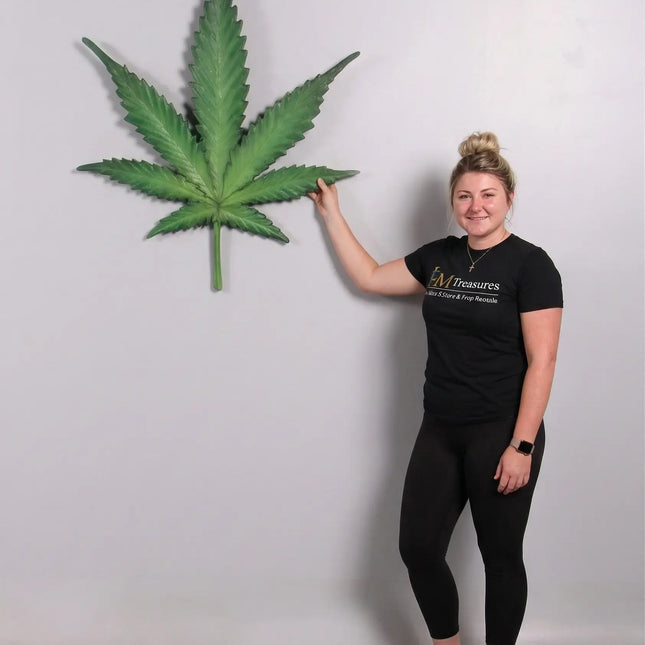Cannabis Marijuana Weed Leaf Wall Decor