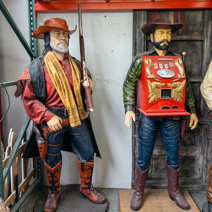 Cowboy With Shotgun Life Size Statue