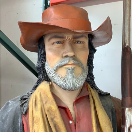 Cowboy With Shotgun Life Size Statue