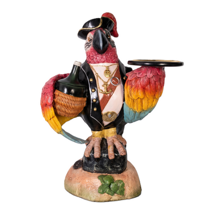 Pirate Parrot Butler Statue LM Treasures - GP