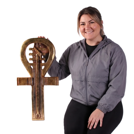 Egyptian Ankh Key Wall Décor Over Size Statue LM Treasures - H
