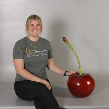 Single Cherry Over Sized Statue