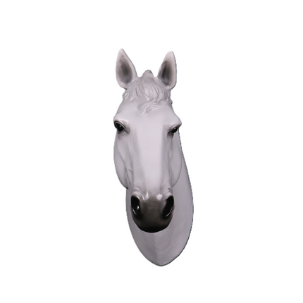 White Horse Head Statue LM Treasures - H