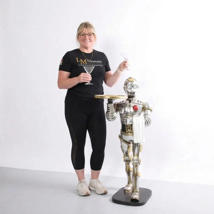 Android Robot Droid Butler Small Statue LM Treasures - H