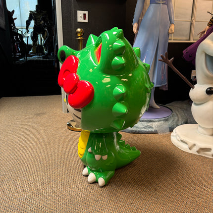 Green Dragon Hello Kitty Life Size Statue
