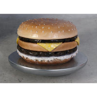 Boy Holding Hamburger Life Size Statue - LM Treasures 