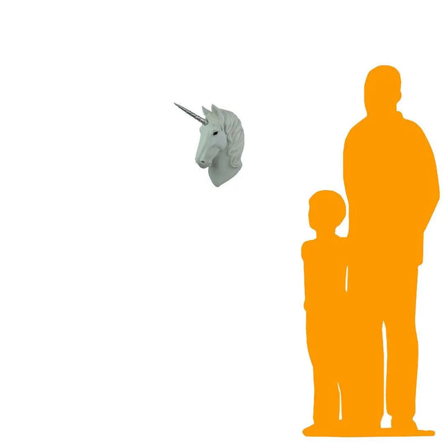 Unicorn Head Small Statue LM Treasures - D