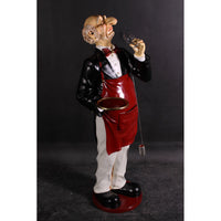 Butler Connoisseur Life Size Restaurant Prop Decor Statue - LM Treasures 