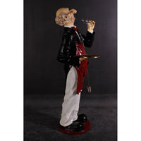 Butler Connoisseur Life Size Restaurant Prop Decor Statue - LM Treasures 