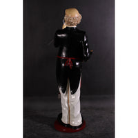 Butler Connoisseur Life Size Restaurant Prop Decor Statue - LM Treasures 