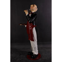 Butler Connoisseur Life Size Restaurant Prop Decor Statue - LM Treasures 