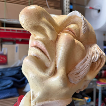 Aged Connoisseur Butler Life Size Statue
