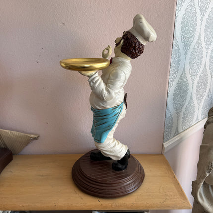 Chef Butler Small Statue
