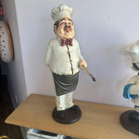 Set of 3 Small Chef Cook Statues - LM Treasures 