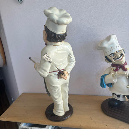 Set of 3 Small Chef Cook Statues - LM Treasures 