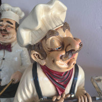 Set of 3 Small Chef Cook Statues - LM Treasures 