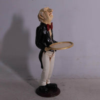 Butler Connoisseur Prop Restaurant Decor Resin Statue - LM Treasures 