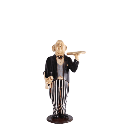 Connoisseur Butler Wine Holder Small Statue - LM Treasures 