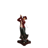 Golfer Lady Small Statue - LM Treasures 