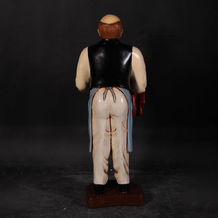 Small Old Man Butler Statue