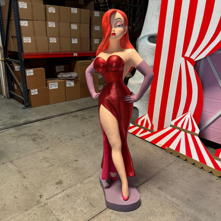 Sexy Jessica Girl Life Size Statue