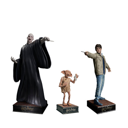 Harry Potter, Voldemort, Dobby Set of 3 Life Size Statues - LM Treasures 
