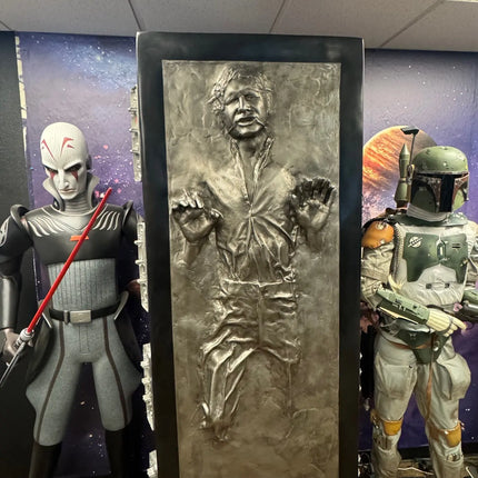 Pre-Owned Star Wars Han Solo In Carbonite Life Size Statue - LM Treasures 