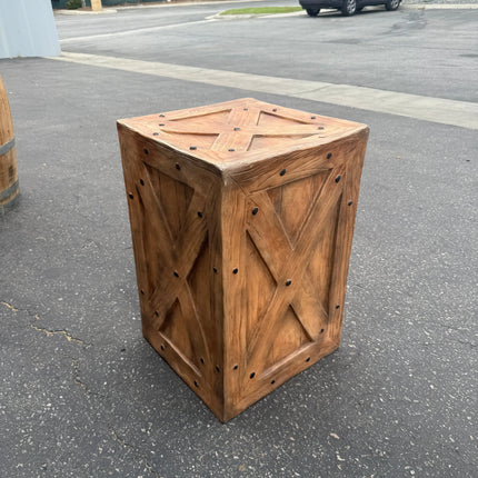 Brown Small Resin Crate LM Treasures - PT