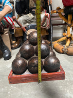 Cannon Balls Life Size Statue - LM Treasures 