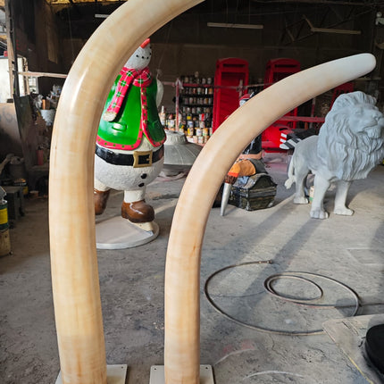 Large Dinosaur Ribs Set of 2 Statues