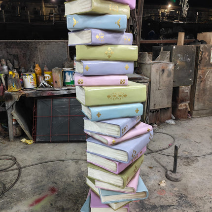 Alice Stack of 20 Decorative Books Life Size Statue