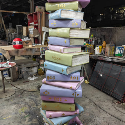Alice Stack of 20 Decorative Books Life Size Statue